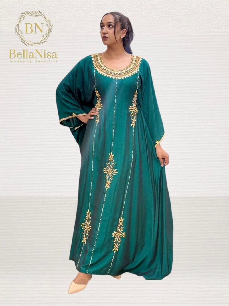 Lamsa Kaftan Emerald - Image 2