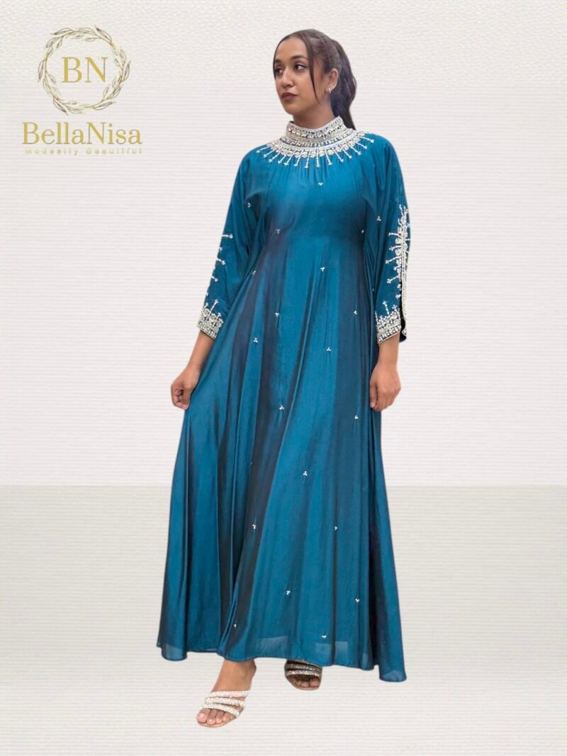 Abeer Kaftan Blue - Image 2
