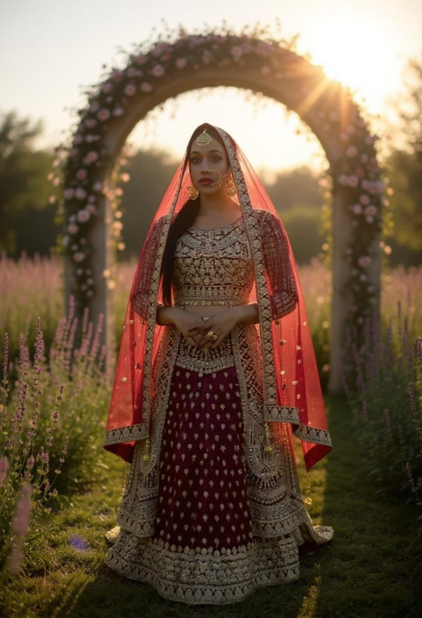 Naylor Bridal Maroon