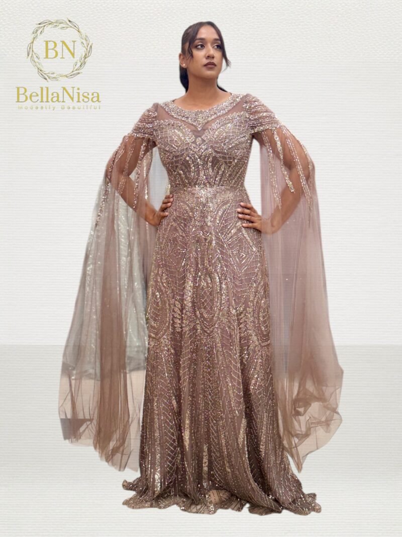 JLo Bespoke Gown Grape - Image 2