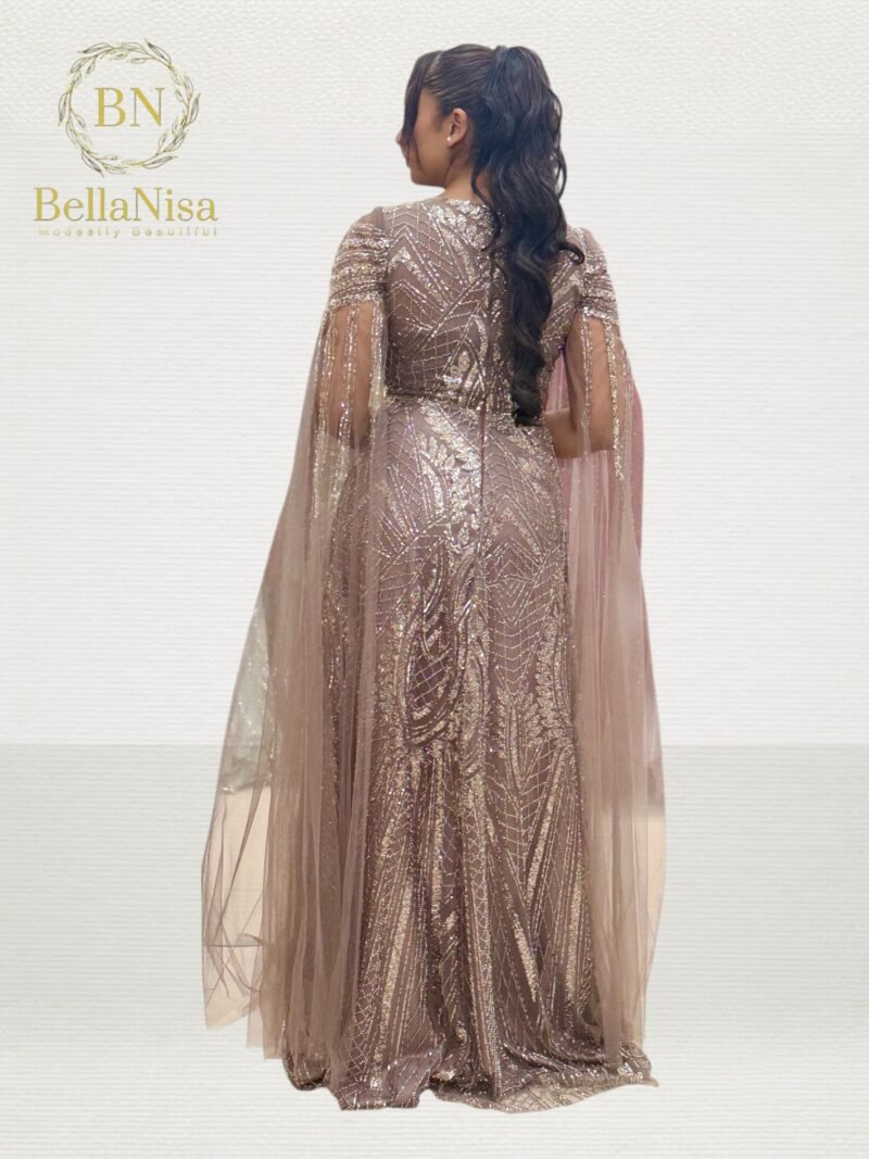 JLo Bespoke Gown Grape - Image 3