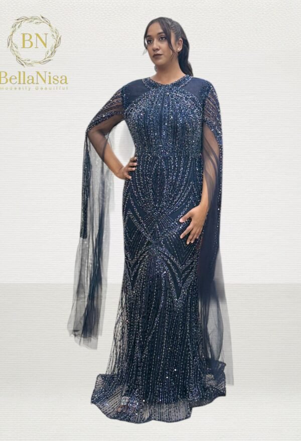 Navy Blue Bridal Party Dress and Gown