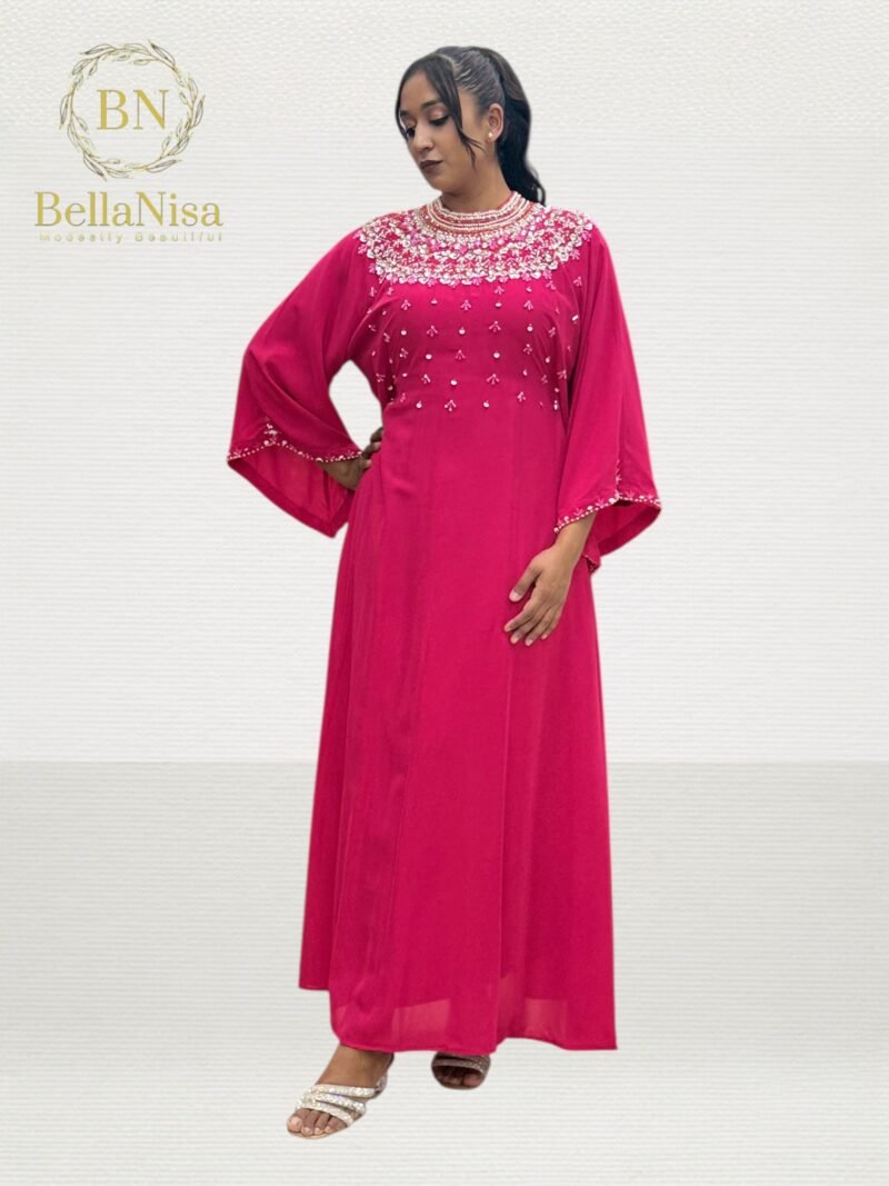 Aria Kaftan Fuchsia - Image 3
