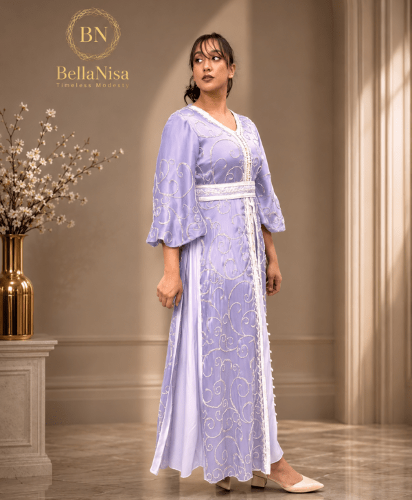 Taha Kaftan Lavender