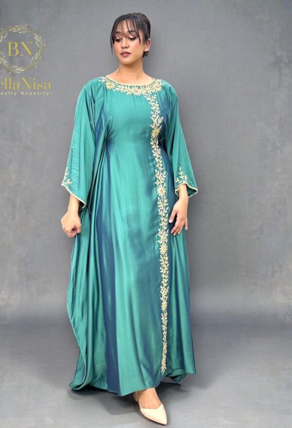 Hayaa Kaftan Green