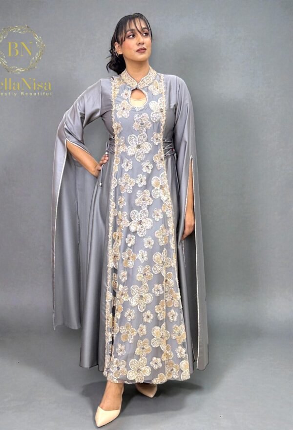 Tahami Kaftan Metallic