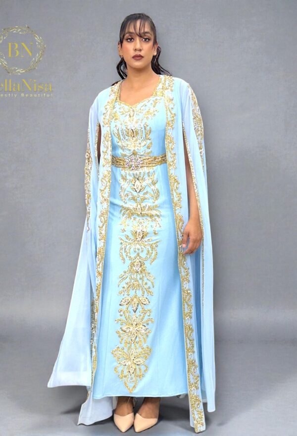 Aroosa Kaftan B.Blue