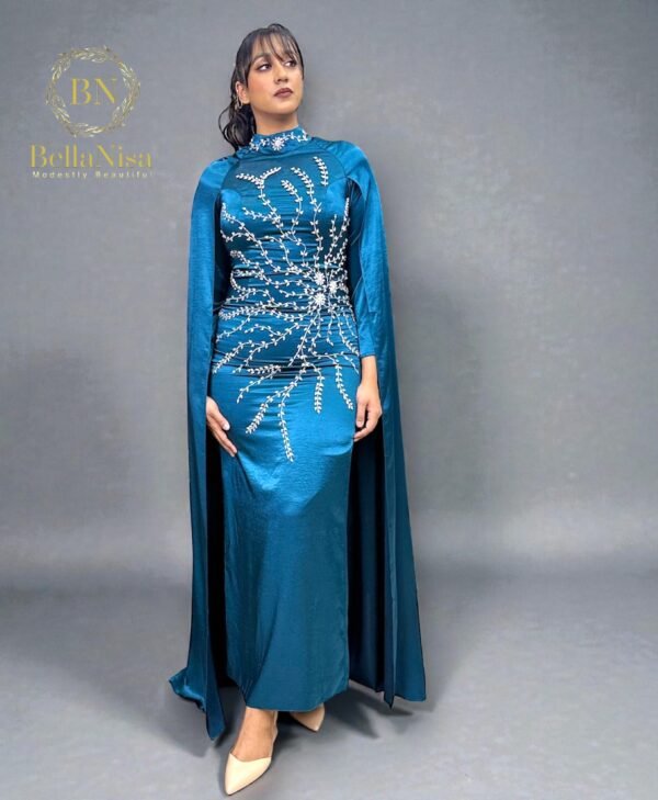 Ari Cape Dress Majestic