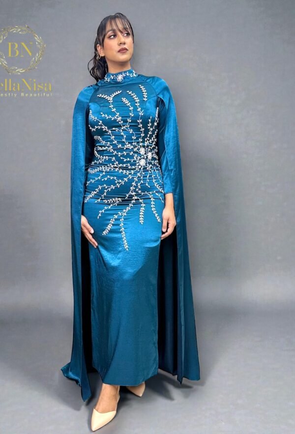 Ari Cape Dress Majestic