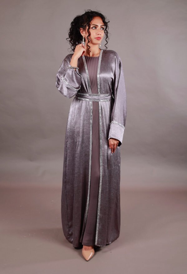 Open Abaya Lavender