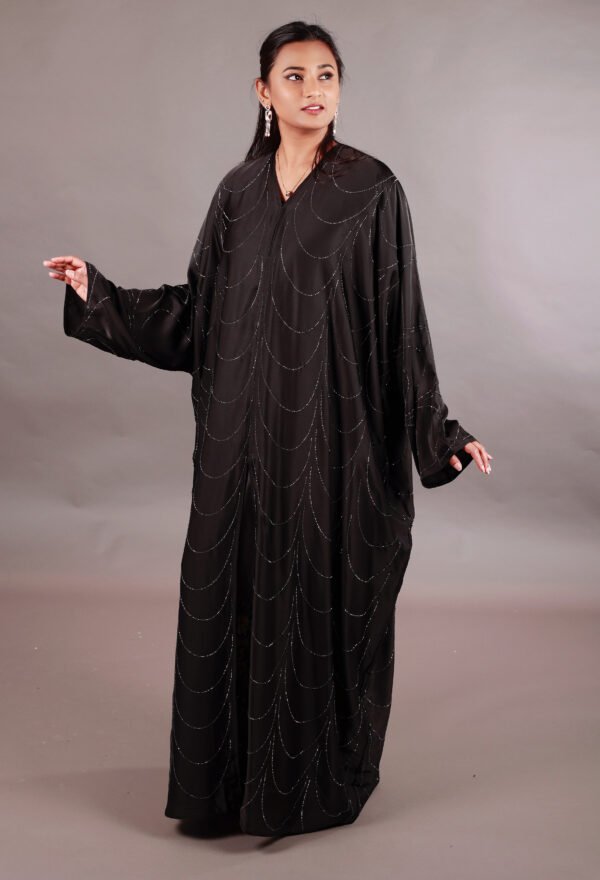 Black Abaya Khalijiya1