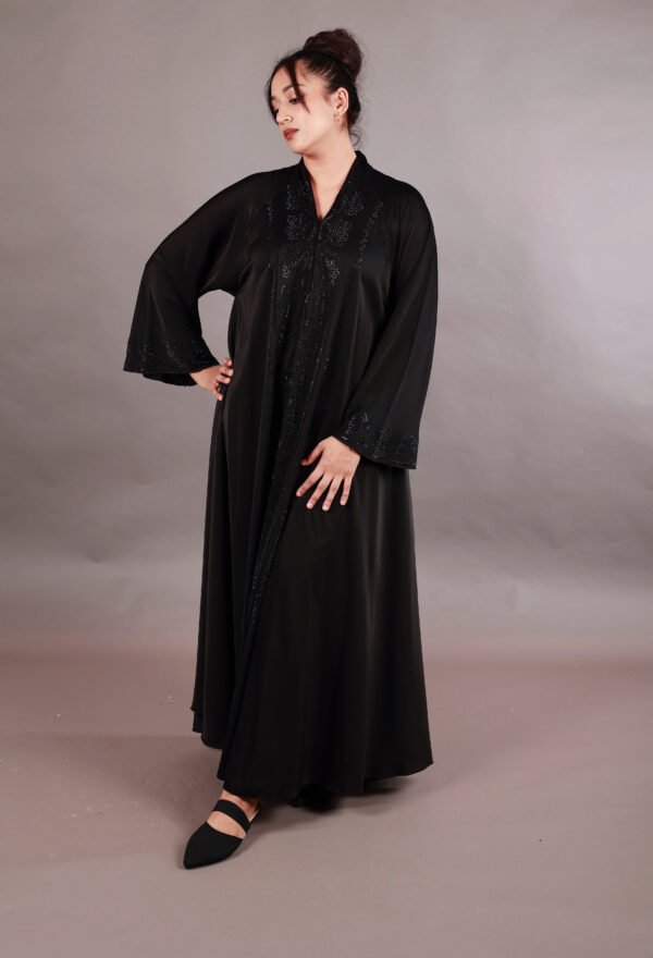 Black Abaya Khalijiya