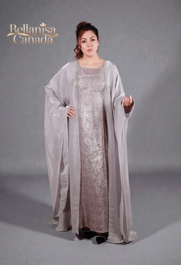 Silver Donald Trump Abaya