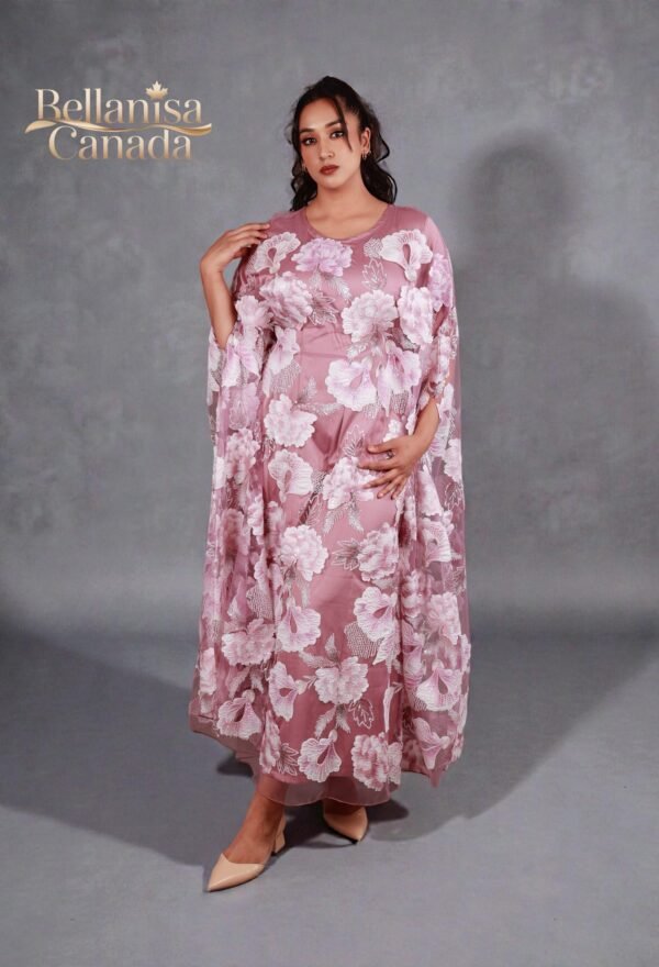 Khulood Kaftan Rose