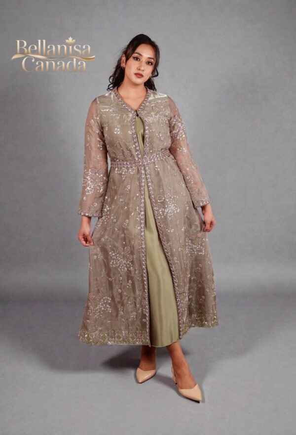 Thiya Kaftan Khaki
