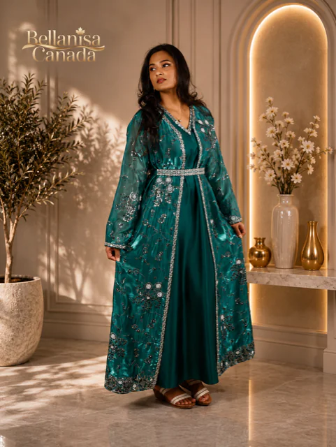 Thiya Kaftan Emerald