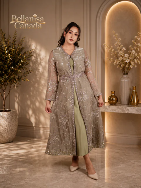 Thiya Kaftan Khaki