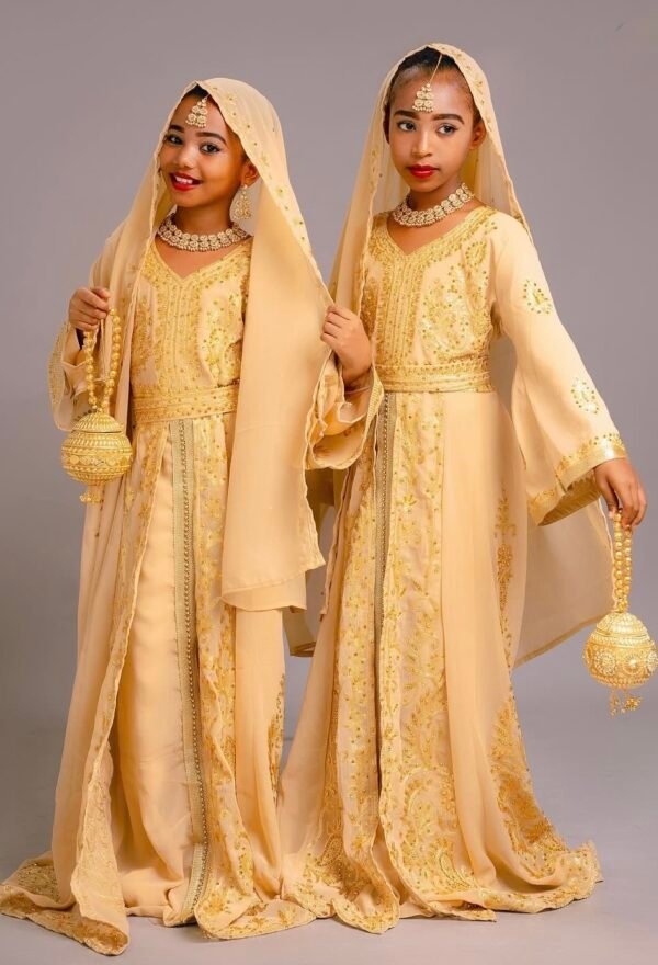 Sima Girls Morrocan Kaftan Bronze