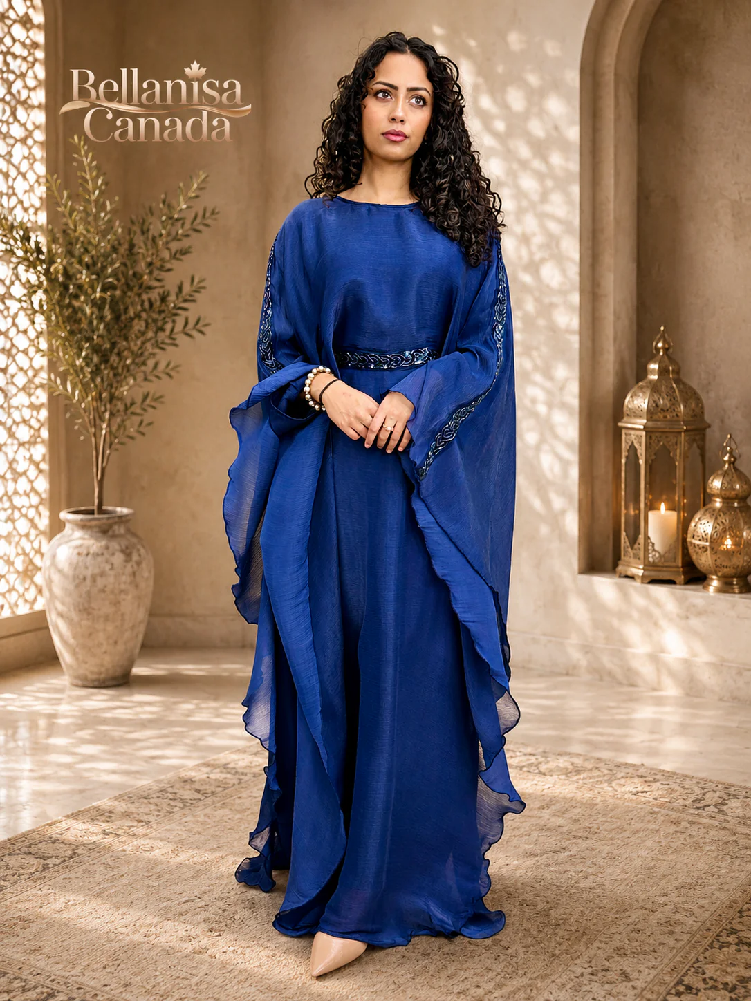Abaya Dinara Dark Navy
