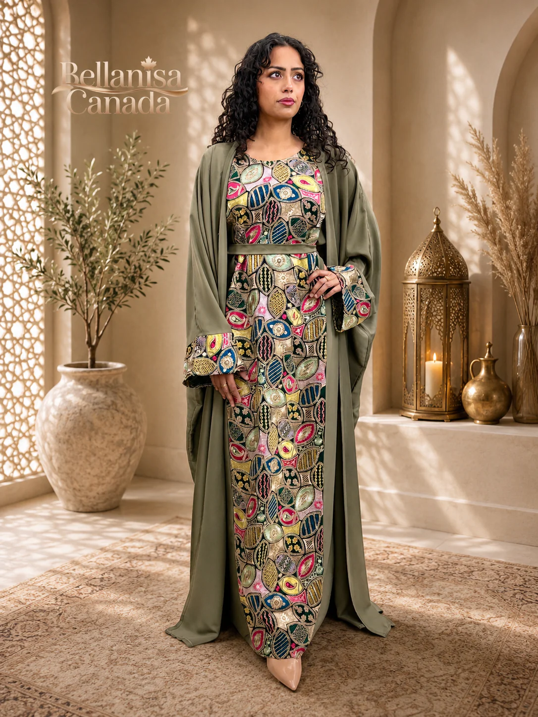 Abaya Khulud Green - Image 2
