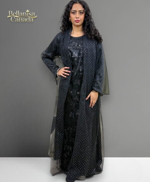 Kaftan Kuwaiti Black