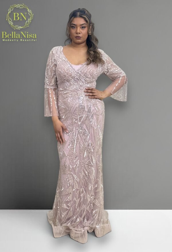 Jaymaima Gown Dirty Pink