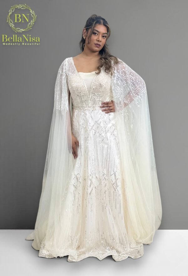 Jaymaima Gown Off White