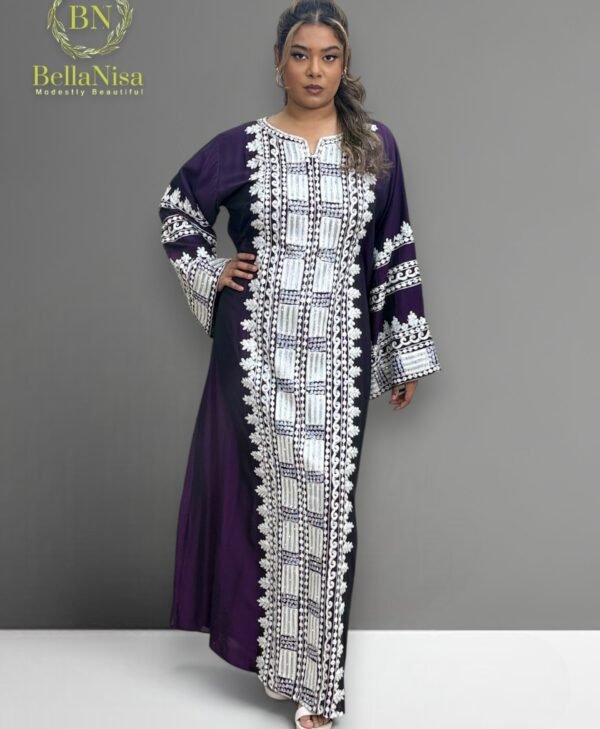 Madan Kaftan Purple