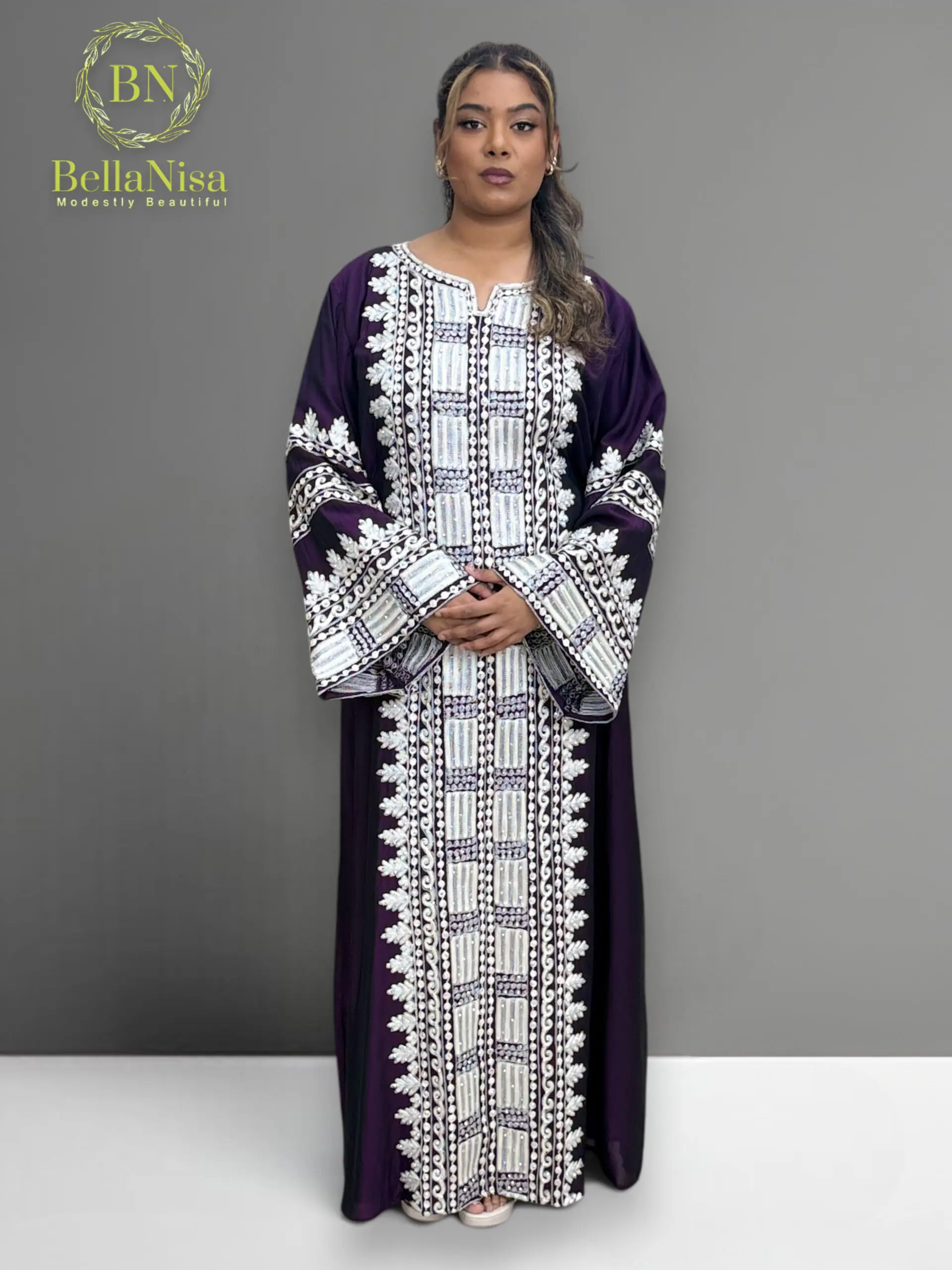 Madan Kaftan Purple - Image 2