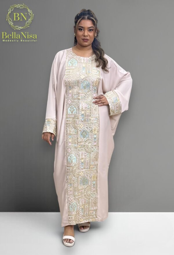 Abaya Pashmin Pastel