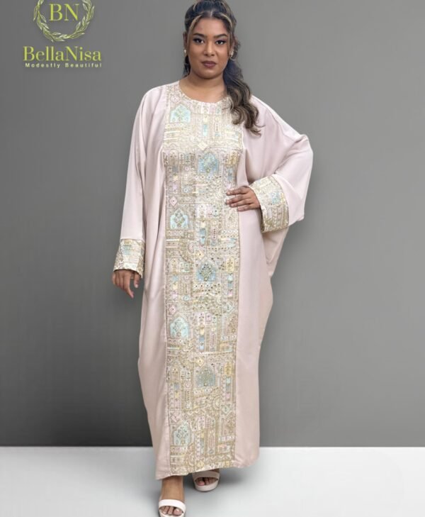Abaya Pashmin Pastel