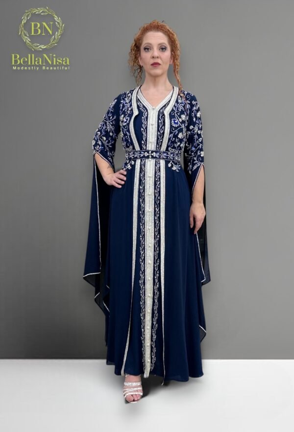 Dalua Morrocan Kaftan Navy