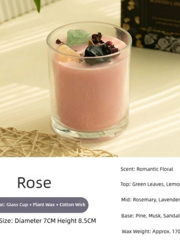 Crystal Stone Scented Candle