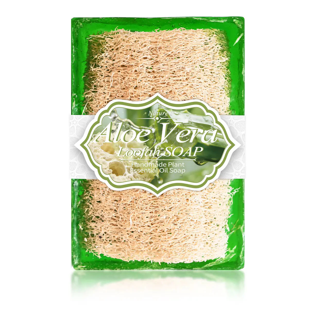Aloe Vera Loofah Soap - Image 2