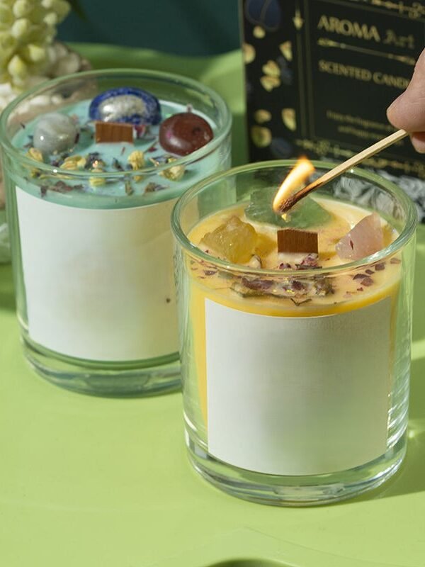 Crystal Stone Scented Candle