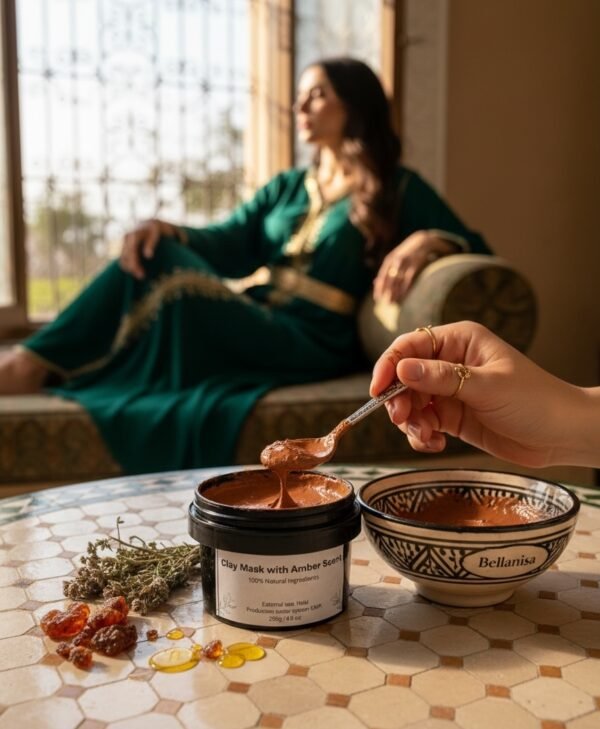 Morrocan Clay Mask with Amber Scent