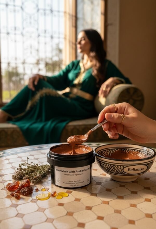 Morrocan Clay Mask with Amber Scent