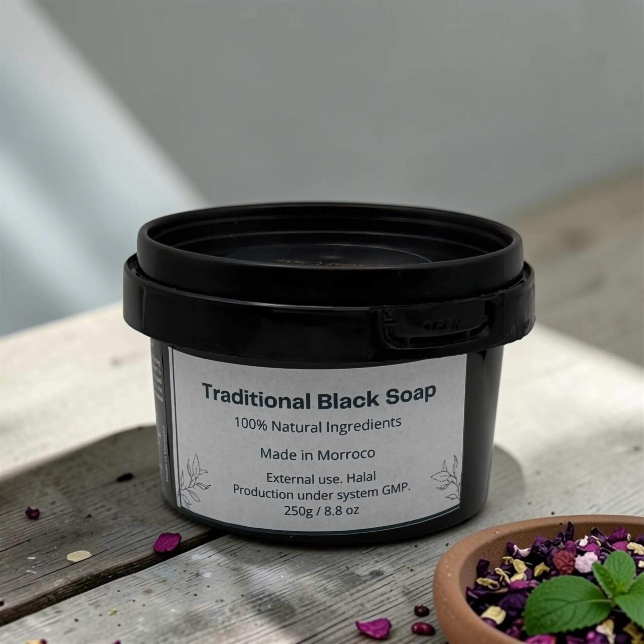 Morrocan Black Soap with Argan Oil - Image 3