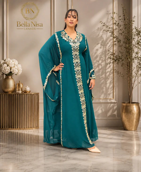 Gheeba Kaftan Dark Green