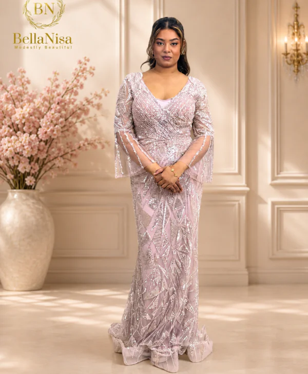 Jaymaima Gown Dirty Pink