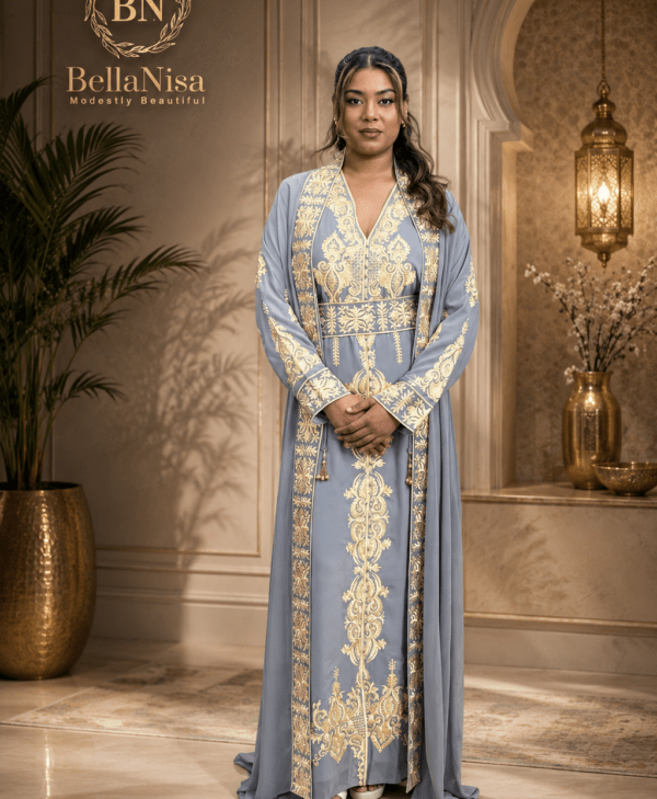 Moroccan Kaftan Grey