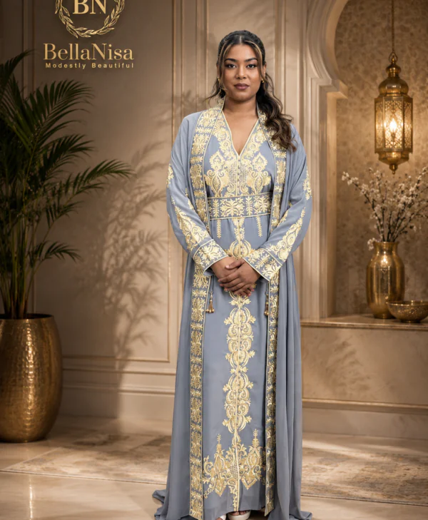 Moroccan Kaftan Grey