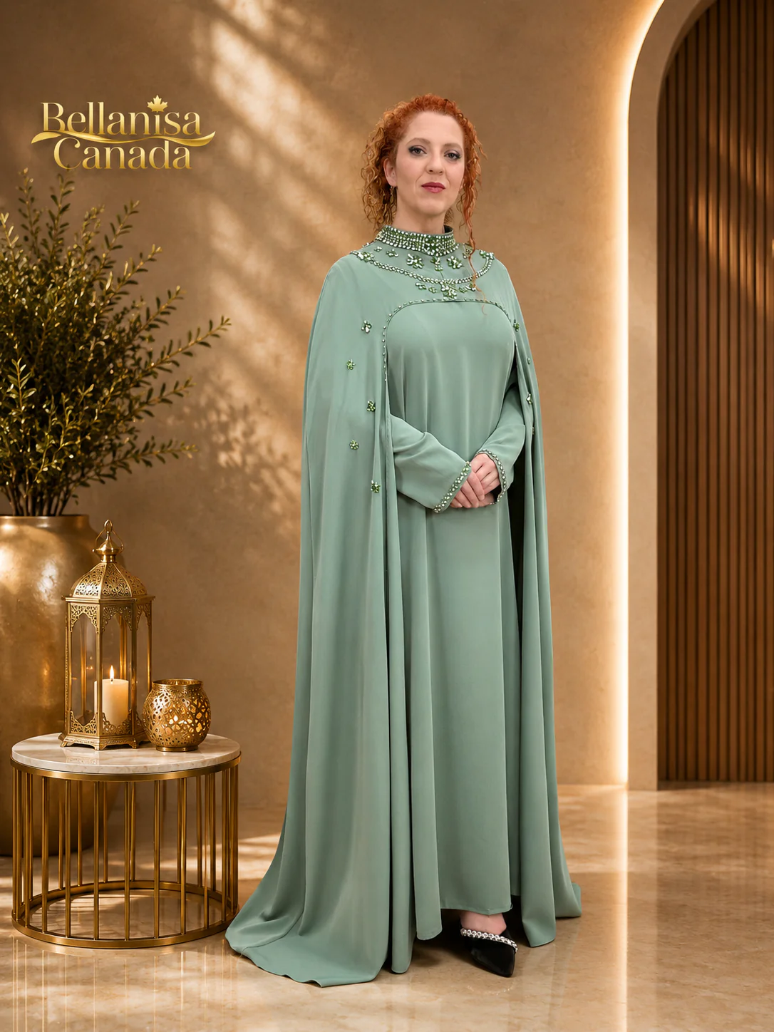 Kaftan Cape Green - Image 2