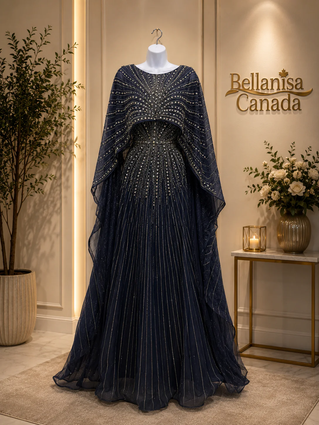 Jayhan Gown Navy