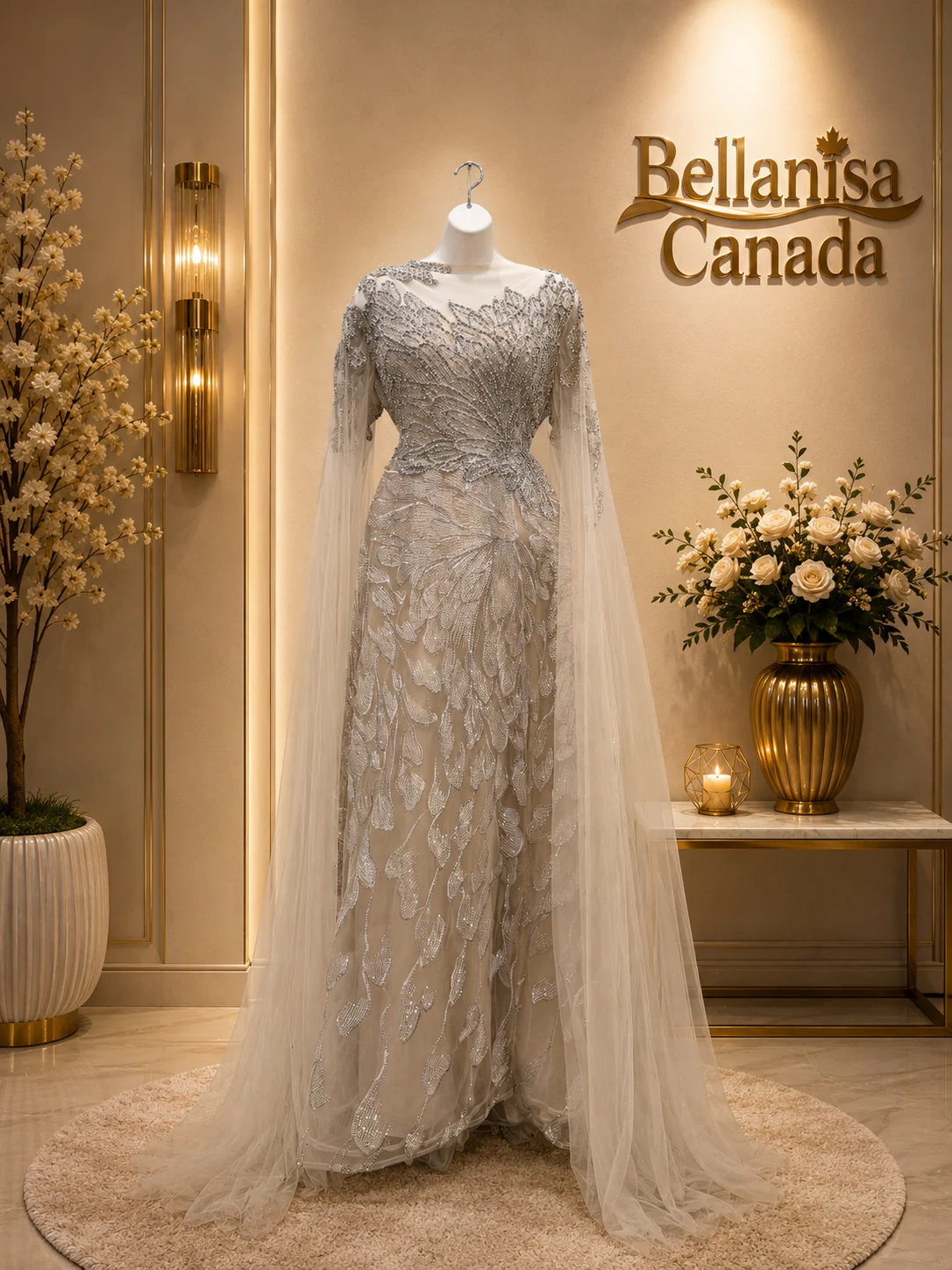 Fleur Gown Pale