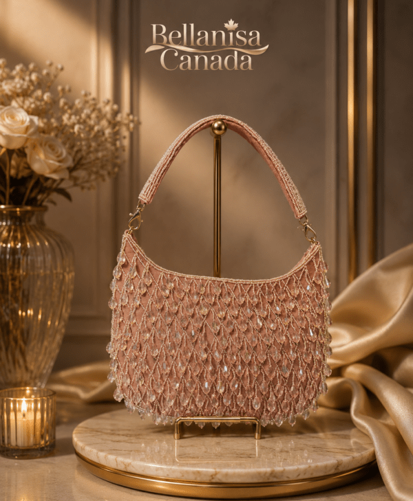 Luxury HandBag Crystal Pink