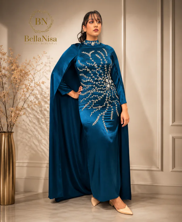 Ari Cape Dress Majestic
