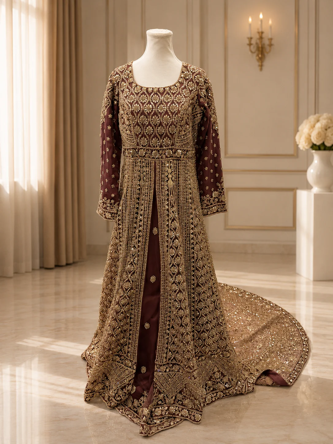 Zardosi Bridal Russet - Image 3