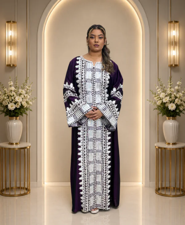 Madan Kaftan Purple