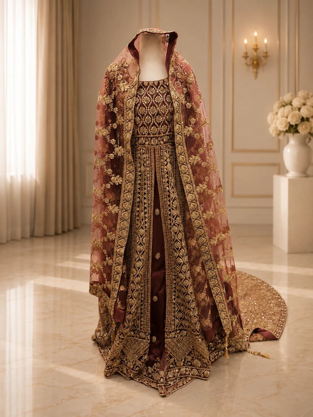 Zardosi Bridal Russet